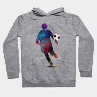 Football player sport art #football Hoodie